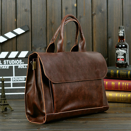 Men's Stylish Leather Briefcase - Wnkrs