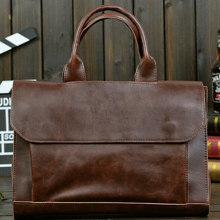 Men's Stylish Leather Briefcase - Wnkrs