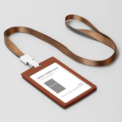 Multi-Color Strap Lanyard and Card Holder - Wnkrs