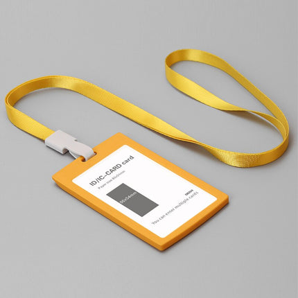 Multi-Color Strap Lanyard and Card Holder - Wnkrs