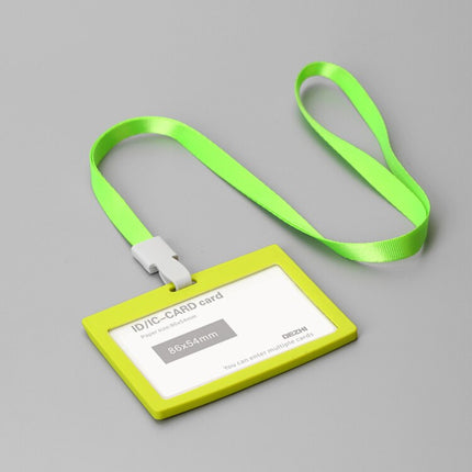Multi-Color Strap Lanyard and Card Holder - Wnkrs