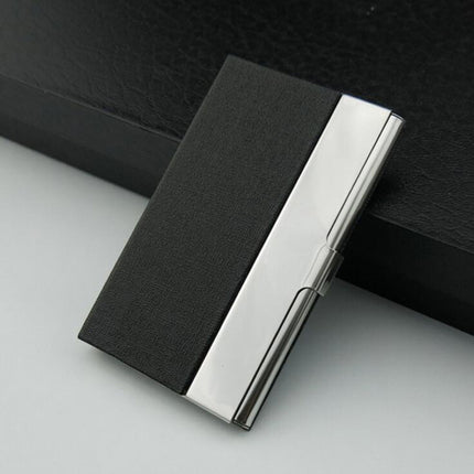 Men's Aluminum Leather Cardholder - Wnkrs