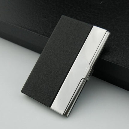 Men's Aluminum Leather Cardholder - Wnkrs