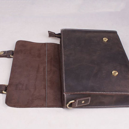 Men's Vintage Leather Briefcase - wnkrs