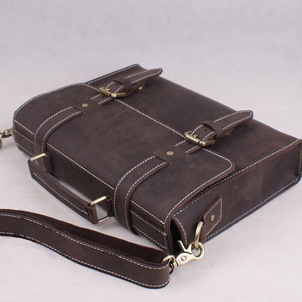 Men's Vintage Leather Briefcase - wnkrs