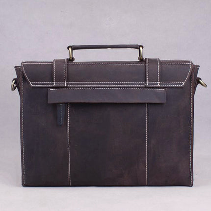 Men's Vintage Leather Briefcase - wnkrs