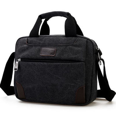 Men's Retro Canvas Briefcase - Wnkrs