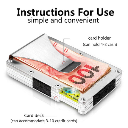Cash Clamp Card Holder - Wnkrs