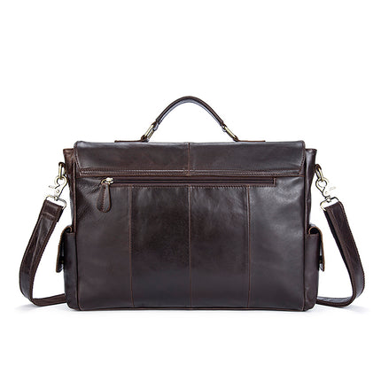 Men's Genuine Leather Briefcase - Wnkrs