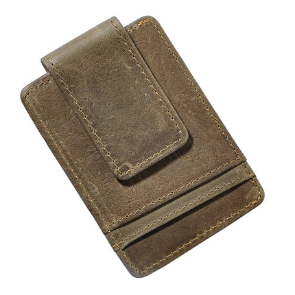 Leather Magnetic Money Clip - Wnkrs