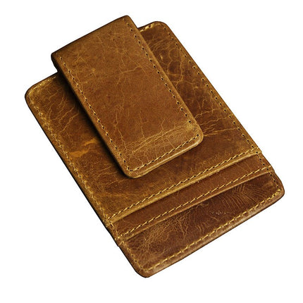 Leather Magnetic Money Clip - Wnkrs