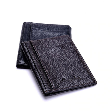 Cow Leather Credit Card and ID Holder for Men - Wnkrs