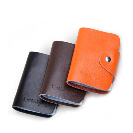 Men's Colorful Leather Card Holder - Wnkrs