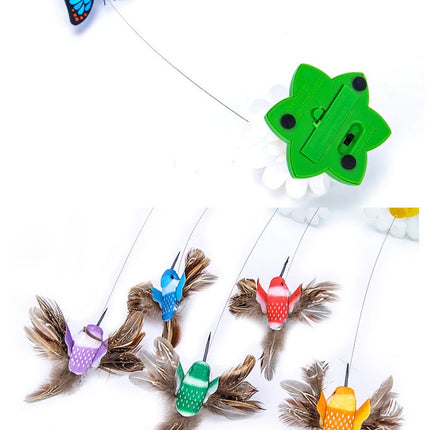 Electric Colorful Butterfly Toy for Pets - wnkrs