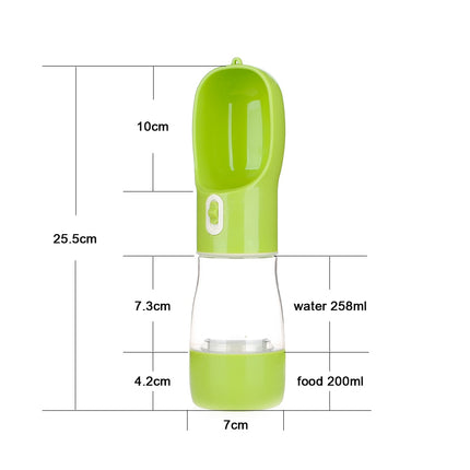 Dog's Travel Water Bottle with Spoon - wnkrs