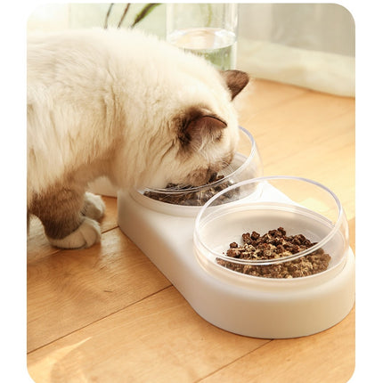 Triple Cat Bowl with Automatic Water Feeder - wnkrs