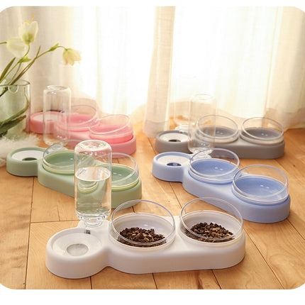 Triple Cat Bowl with Automatic Water Feeder - wnkrs