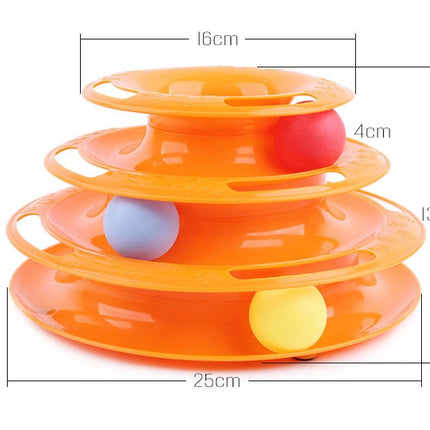 Cat's Three Levels Tower Toy - wnkrs