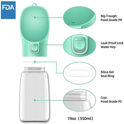 Portable Dog Water Bottle - wnkrs
