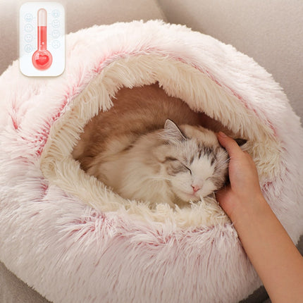 Cats Round Plush Bed - wnkrs