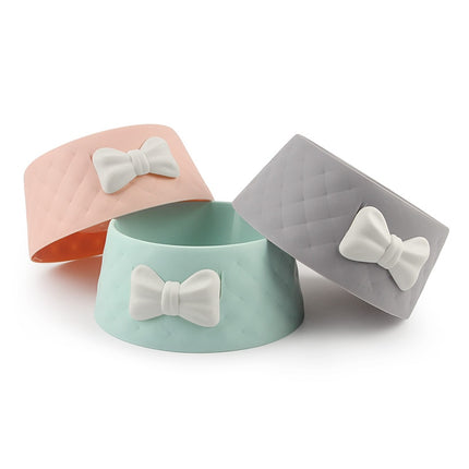 Lovely Bowknot Feeding Bowl - wnkrs