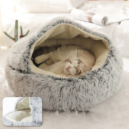 Cats Round Plush Bed - wnkrs