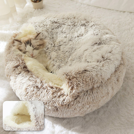 Cats Round Plush Bed - wnkrs