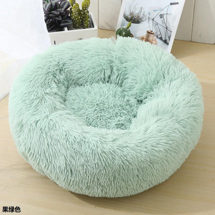 Round Plush Soft Bed for Pets - wnkrs