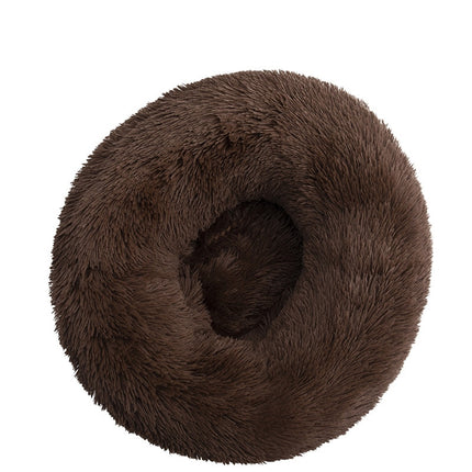 Round Plush Soft Bed for Pets - wnkrs