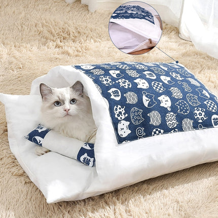 Warm Cat Sleeping Bag with Pillow - wnkrs