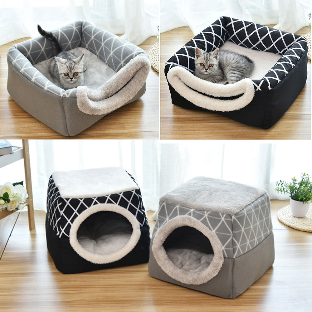 Collapsible Cat House and Bed