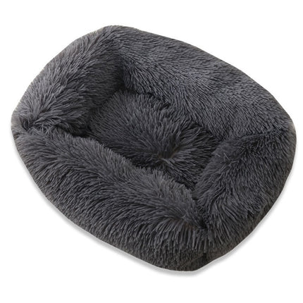 Dogs Long Plush Solid Bed - wnkrs