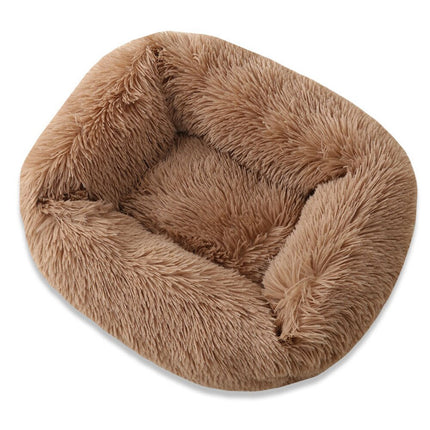 Dogs Long Plush Solid Bed - wnkrs