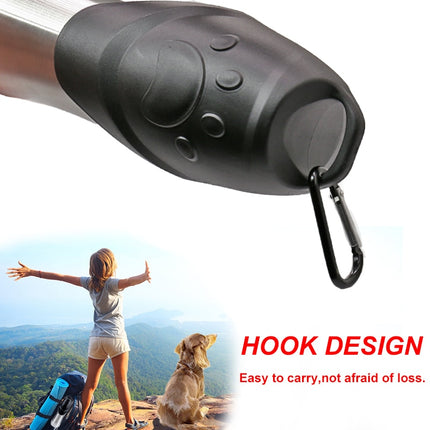Portable Lock Design Paw Print Travel Dog Water Bottle - wnkrs