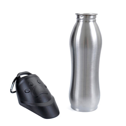 Portable Lock Design Paw Print Travel Dog Water Bottle - wnkrs