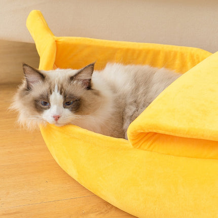 Banana Shaped Cat Bed - wnkrs