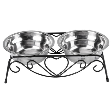 Double Stainless Steel Feeding and Watering Bowls - wnkrs