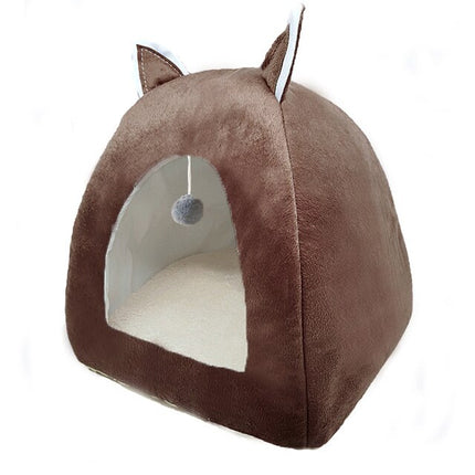 Foldable Cat Bed with Ball - wnkrs