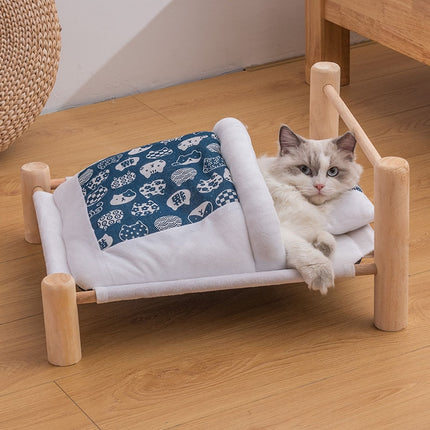 Cats Removable Wooden Sleeping Hammock Bed - wnkrs