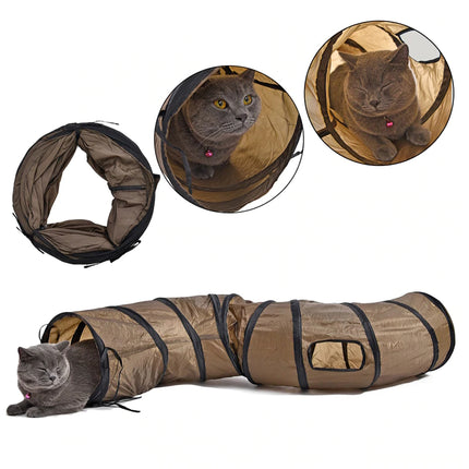 S Shaped Long Tunnel Toy for Cats - wnkrs
