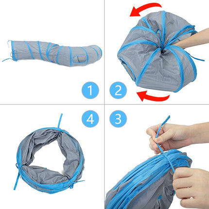 S Shaped Long Tunnel Toy for Cats - wnkrs