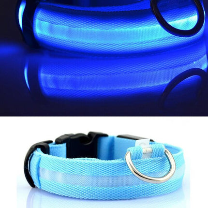 Dogs Nylon LED Collar - wnkrs