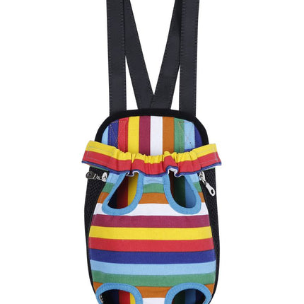 Sling Type Pet Carrier with Colorful Pattern for Small Dogs - wnkrs