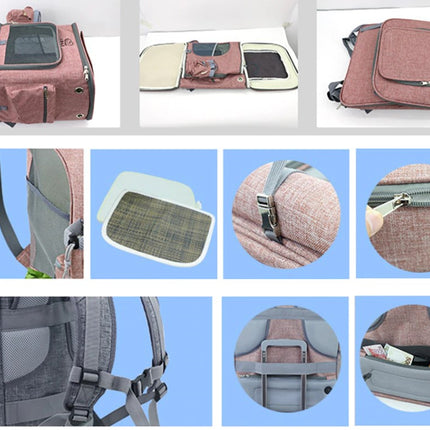 Melange Color Backpack Cat Carrier - wnkrs