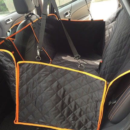 Dog's Contrast Trim Car Seat Cover - wnkrs