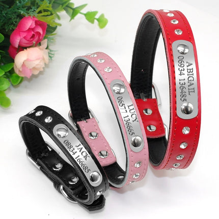 Pet Personalized Leather Collar - wnkrs