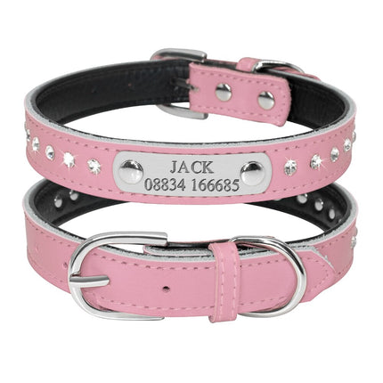 Pet Personalized Leather Collar - wnkrs