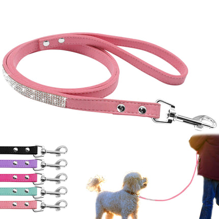Luxury Rhinestone Leather Pets Collar - wnkrs
