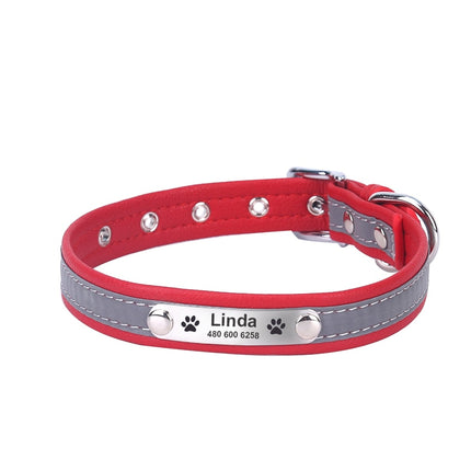 Personalized Reflective Dog Collar - wnkrs