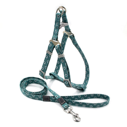 Dog's Boho Print Harness with Leash - wnkrs